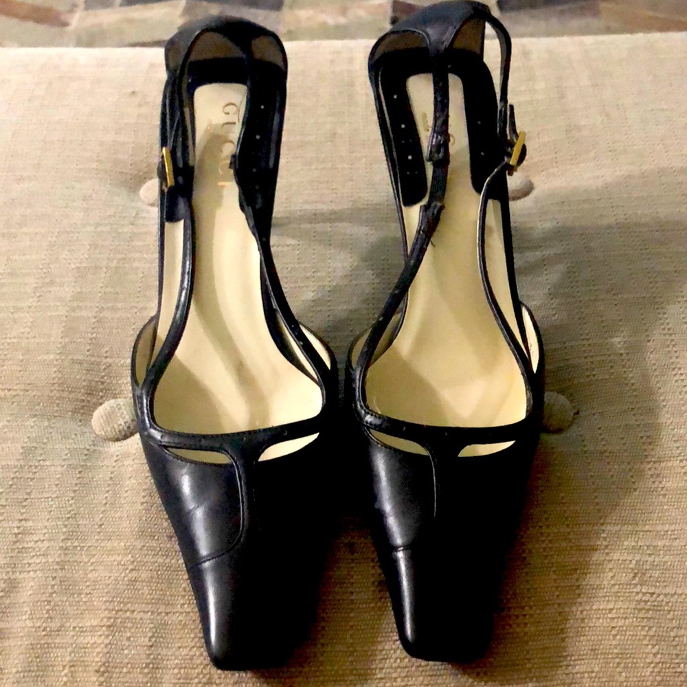 Black Gucci Kitten Heels